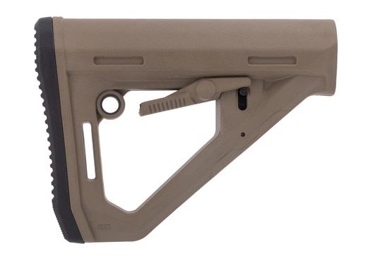 Adjustable carbine stock for AR-15, FDE.